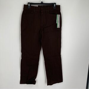 JM Women’s Trouser No Gap Waistband Brown size 10PS